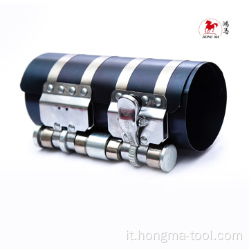 Strumento per compressore ad anello a pistone per auto in acciaio